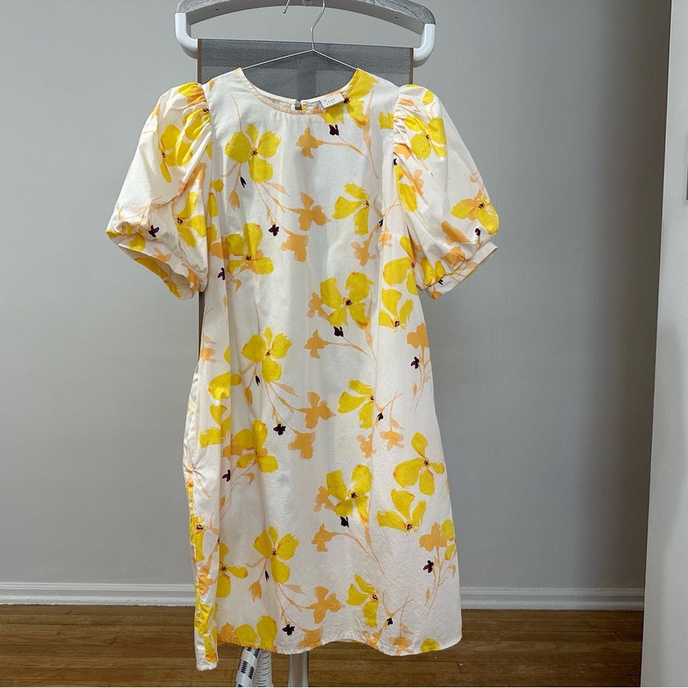 a new day Yellow Floral Dress